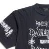 Camiseta metalizada DIY «Black White» 641675TPVO31569