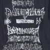 Camiseta metalizada DIY «Black White» 641675TPVO31569