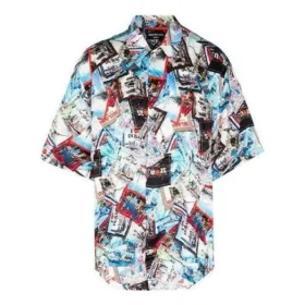 Camiseta minimalista All Over Cities «Multicolor» 681813TML058470 Camiseta minimalista All Over Cities «Multicolor» 681813TML058470