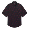 Camiseta minimalista de manga corta «Black Red» 658841TKO521076