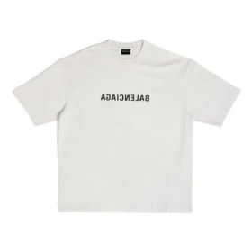 Camiseta Mirror de Balenciaga, corte medio, «Beige» 612966TNVV89784