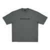 Camiseta Mirror de Balenciaga, corte medio, «Gris» 612966TNVR21242