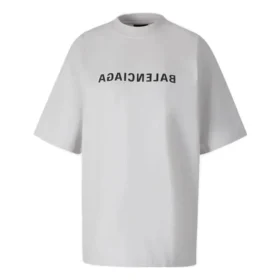 Camiseta Mirror de Balenciaga, corte medio, «White», 764235TNVR2-9784