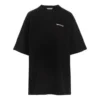Camiseta negra de cuello redondo con logotipo de letras BB de la colección SS21 641655TJV871070