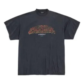 Camiseta «Offshore» oversize «Black Faded» 739028TPVM81568