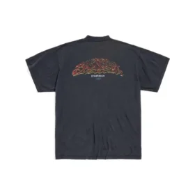 Camiseta «Offshore» oversize «Black Faded» 739028TPVM81568