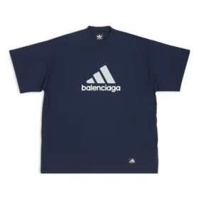 Camiseta oversize Balenciaga x adidas «Navy» 731769TNVA64356