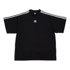 Camiseta oversize Balenciaga x adidas «Negro» 723122TNVA68482
