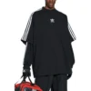 Camiseta oversize Balenciaga x adidas «Negro» 739101TNVA68482