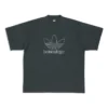 Camiseta oversize Balenciaga x adidas «Verde» 723976TNVN83775
