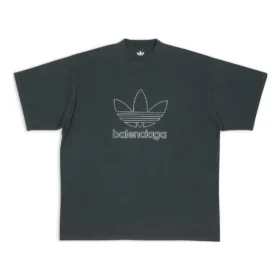 Camiseta oversize Balenciaga x adidas «Verde» 723976TNVN83775