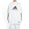 Camiseta oversize Balenciaga x adidas «White» 731769TNVA69065