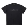 Camiseta oversize con logotipo AI al revés «Negro» 787358TQVJ41750