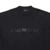 Camiseta oversize con logotipo AI al revés «Negro» 787358TQVJ41750