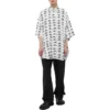 Camiseta oversize con logotipo BB «Blanco Negro» 725382TNL889040