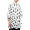 Camiseta oversize con logotipo BB «Blanco Negro» 725382TNL889040