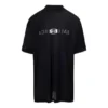 Camiseta oversize con logotipo de IA al revés «Black Faded» 787358TQVJ41569