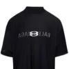 Camiseta oversize con logotipo de IA al revés «Black Faded» 787358TQVJ41569