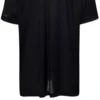 Camiseta oversize con logotipo de IA al revés «Black Faded» 787358TQVJ41569