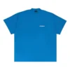 Camiseta oversize con texto tachado «Blue» 712398TMVJ64024