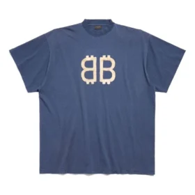 Camiseta oversize «Crypto» «Azul» 739028TOVU64108