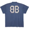Camiseta oversize «Crypto» «Azul» 739028TOVU64108