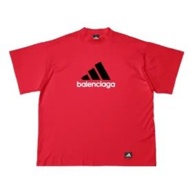 Camiseta oversize de Balenciaga x adidas «Red» 712398TNVA66278