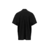 Camiseta oversize de cuello redondo de malla «Negra» 694576TMVD41000