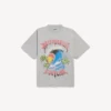 Camiseta oversize de estilo surfer vintage para hombre en gris Balenciaga Camiseta oversize de estilo surfer vintage para hombre en gris Balenciaga