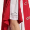 Camiseta oversize de fútbol para hombre en color rojo