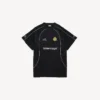 Camiseta oversize de fútbol para hombre en negro Camiseta oversize de fútbol para hombre en negro