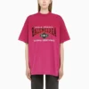Camiseta oversize de la camiseta vintage auténtica «Rosa» 694576TMVA95566