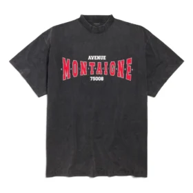 Camiseta oversize de Montaigne «Black Faded» 787349TRVN31048