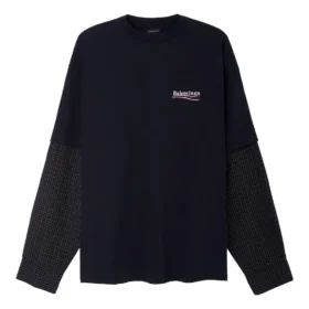 Camiseta oversize de Political Campaign «Negro» 698631TKVJ19070