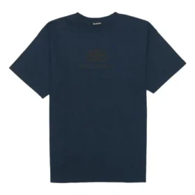 Camiseta oversize de punto entrelazado lavado «Navy Black» 583214TFV658060