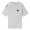 Camiseta oversize del FBI «Gris jaspeado y negro» 681314TLVG91380