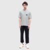 Camiseta oversize del FBI «Gris jaspeado y negro» 681314TLVG91380