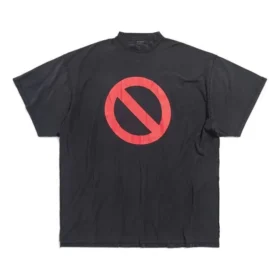 Camiseta oversize del revés de la serie Bfrnd «Black Faded» 787358TQVG81083