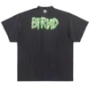 Camiseta oversize del revés de la serie Bfrnd «Black Faded» 787358TQVG81083