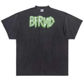 Camiseta oversize del revés de la serie Bfrnd «Black Faded» 787358TQVG81083