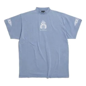 Camiseta oversize «Light Blue» de Burning Unity 787349TQVW74164