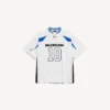 Camiseta oversize para hombre de Balenciaga | Colaboración con la NBA en blanco/multicolor Camiseta oversize para hombre de Balenciaga | Colaboración con la NBA en blanco/multicolor
