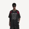 Camiseta oversize para hombre de Balenciaga | Colaboración con la NBA en negro/multicolor Camiseta oversize para hombre de Balenciaga | Colaboración con la NBA en negro/multicolor