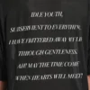 Camiseta oversize para hombre «The Song of the Highest Tower» en negro