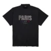 Camiseta oversize «Paris Strass» «Negro» 787349TRVL51000