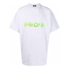 Camiseta oversize Slime «Gris-verde» 676589TLVF11203