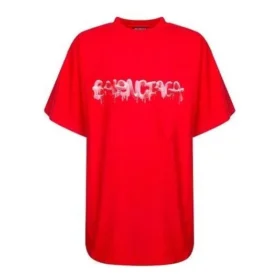 Camiseta oversize Slime «Rojo Blanco» 676589TLVF16407