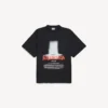 Camiseta oversize «The Door» para hombre en negro Camiseta oversize «The Door» para hombre en negro