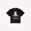 Camiseta oversize «The Door» para mujer en negro Camiseta oversize «The Door» para mujer en negro