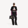 Camiseta oversize «The Door» para mujer en negro Camiseta oversize «The Door» para mujer en negro